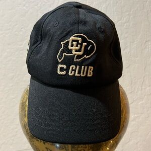 Like New College Football Club Colorado Buffaloes Black & Gold Baseball Cap!